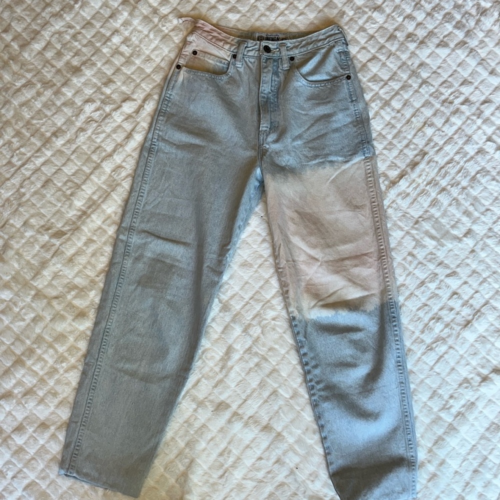 Distressed jeans!